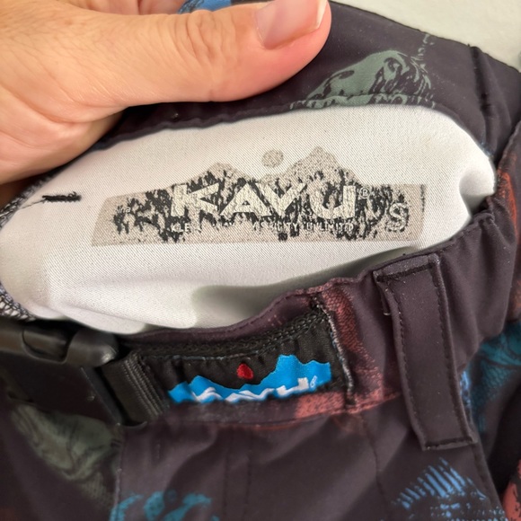 Kavu Shorts Mens Small Belted Outdoor Fish Hiking Trail Casual Summer‎ Quick Dry - Picture 3 of 10